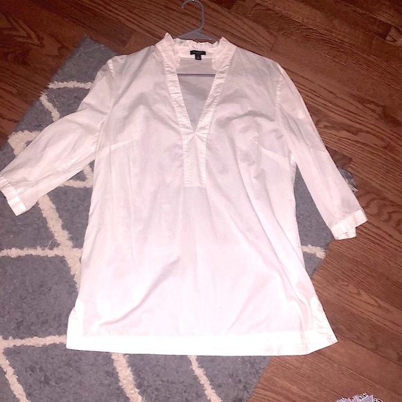 NEW PHOTOS added! Ann Taylor lightweight side split hem tunic top, EUC - Picture 8 of 10
